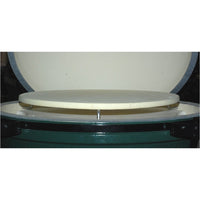 side view showing gap between stone and convEGGtor in XL Big Green Egg