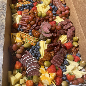 Charcuterie and cheese box